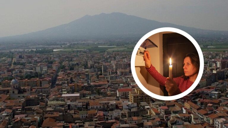 Blackout ad Acerra